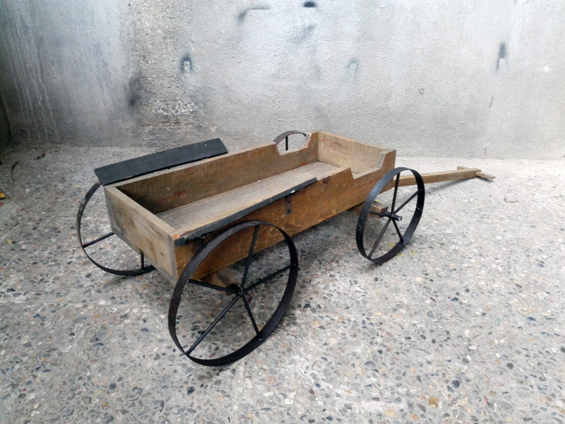 carretilla juguete infantil madera 1u
